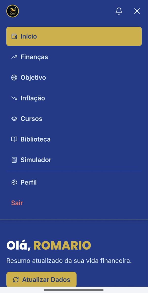 Gerenciador Financeiro - Poder do Ativo