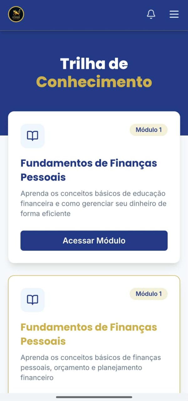 Gerenciador Financeiro - Poder do Ativo